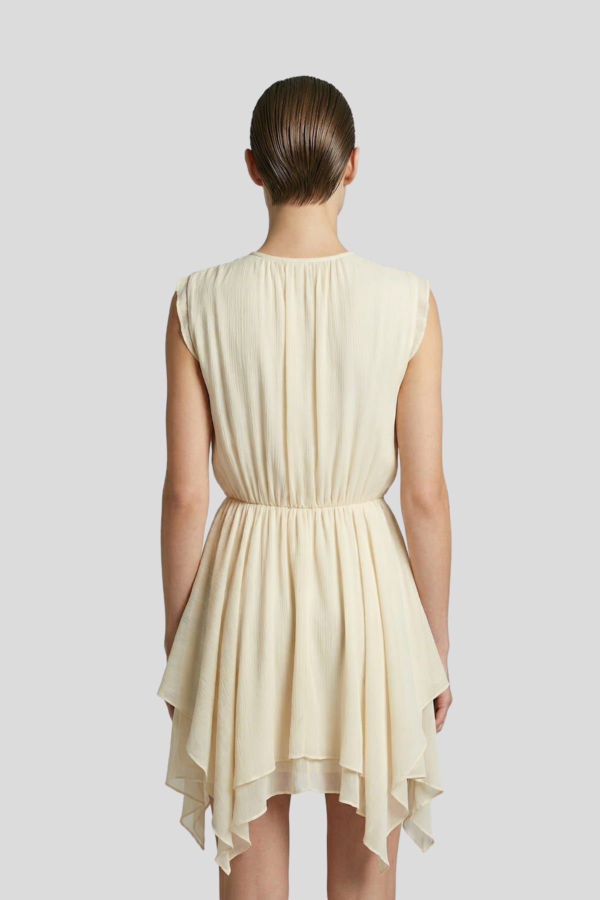 DW Ateller The Aurelia Ruffled Paillette Mini Dress