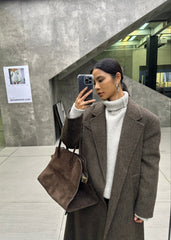 Camel Hair Minimalist Coat