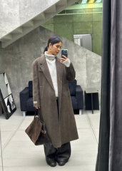Camel Hair Minimalist Coat