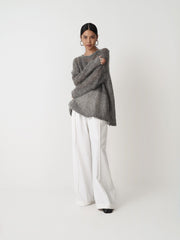 Essential Lyocell Wide-Leg Pants