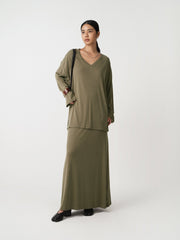 Fluid V-Neck T-Shirt Workwear