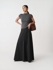 Relaxed A-line Skirt Workwear